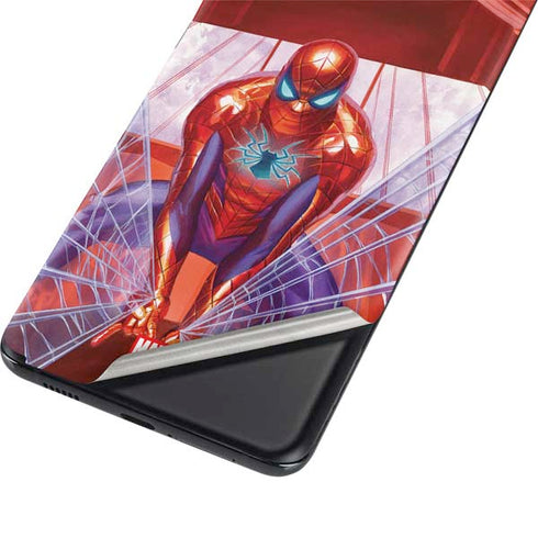 Marvel Spiderman Web Slinger Galaxy S21 Plus 5G Skin